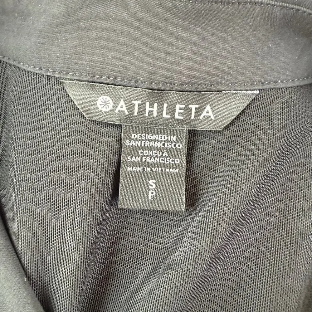 Athleta Women's Topspin Dress Athleisure Outdoors Pickle Ball Tennis - S Black - Picture 7 of 8